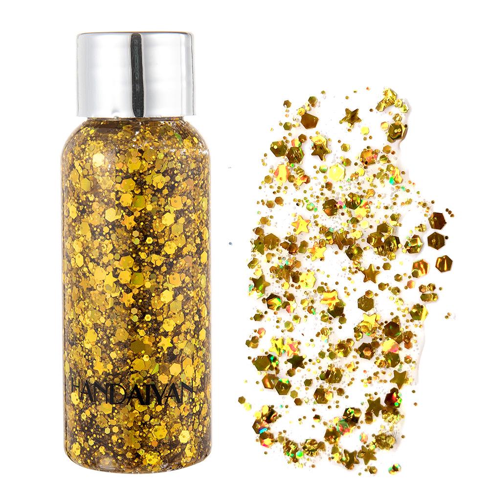 Eye Glitter Nail Hair Body Face Glitter Gel Art Flash Heart Loose Sequins Cream Festival Glitter Decoration Party Festival