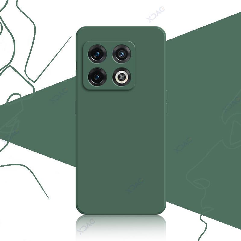 Чехол для мобильного телефона OnePlus 10 Pro One Plus 10Pro 5G 360 Мягкий роскошный квадратный жидкий силиконовый чехол для задней панели Водонепроницаемая сумка