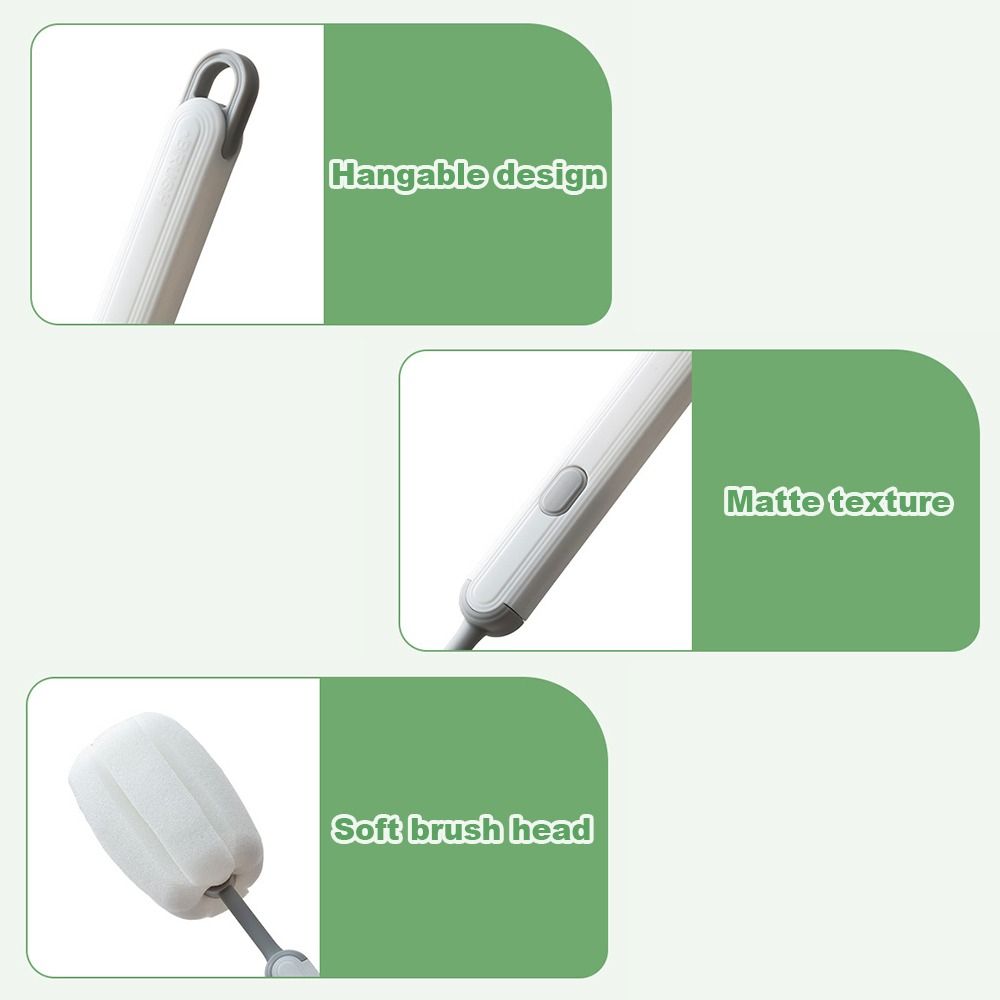 Бытовая щетка для мытья чашек с длинной ручкой, губка для чистки бутылок с длинной ручкой, средство для чистки чашек