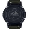 Casio Мужские часы Pro Trek из нержавеющей стали, водонепроницаемость 100 м, цифровые, с будильником, кварцевые, PRW-61Y-3