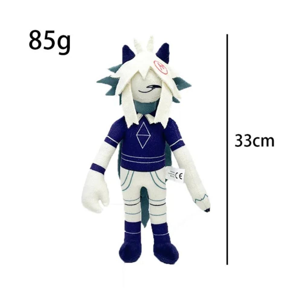 Новые фундаментальные бумажные образовательные изображения из мультфильмов и аниме, фиолетовая плюшевая кукла, высококачественная плюшевая игрушка, сюрприз, подарок