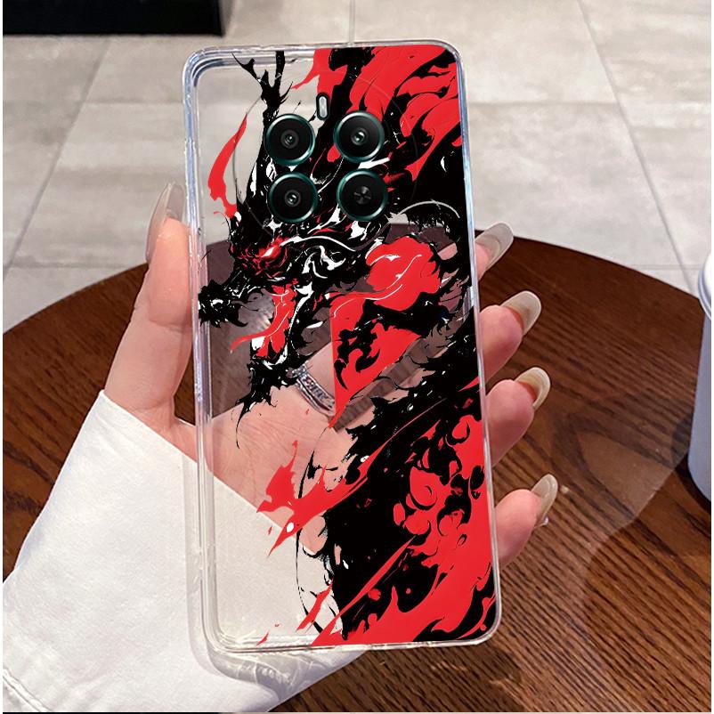 For Realme 12 4G Case RMX3871 Luxury Cute Love Rabbit Cartoon Funny Clear TPU Soft Silicone Back Cover For Realme12 4G Cases
