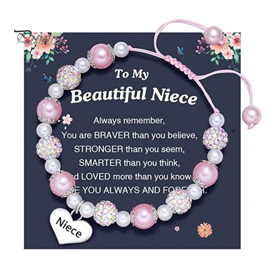 Сверкающий женский браслет с трогательной буквой контрастного цвета, регулируемый браслет из искусственного жемчуга и стразов, подарок на праздник