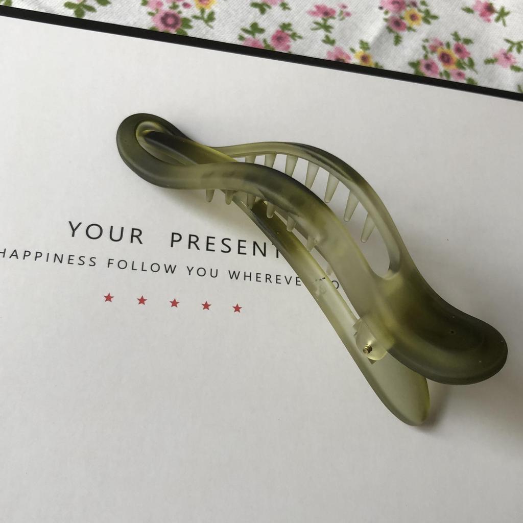 Элегантная горизонтальная заколка для волос «конский хвост» в форме утконоса — шпилька в форме акулы для надежной фиксации на затылке