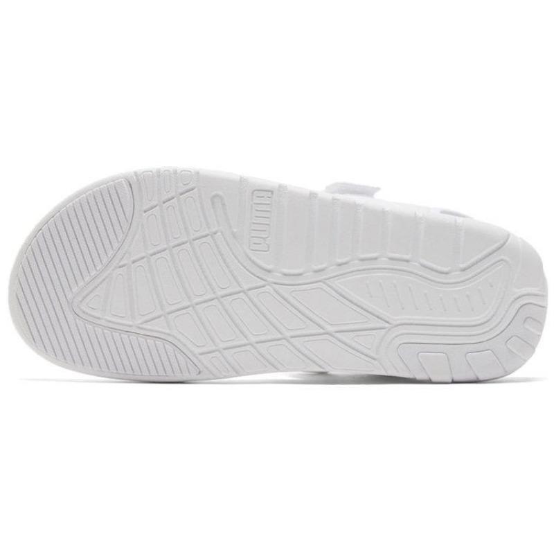 PUMA Softride Women Leather Beach Sandals White 375104-03