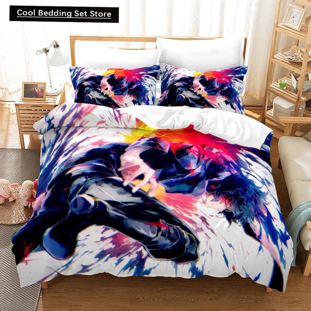 3D Printed Cartoons Tokyo Ghoul Kaneki Ken Bedding Set Duvet Cover Double Twin Full Queen King Adult Kids Bedclothes Quilt Cover
