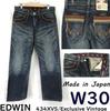 Сделано в Японии 434XVS Эксклюзивные винтажные джинсы прямого кроя в западном стиле Мужские W30 L78 cBH617-a(ИСПОЛЬЗОВАЛ)