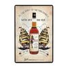 Cold Beer Rhum Vintage Metal Sign Tin Decor Plaque Decor Pub Cafe Brewery Wine Rum Wall Art Posters Metal Signs Decorative Plate
