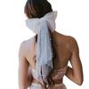 Жемчужный бант Сетчатая вуаль Головной убор для подружки невесты и свадебного платья Заколка для волос