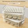 Deli Meat Container Dumpling Storage Box Multiple Layer BPA-Free Stackable Design Good Sealing
