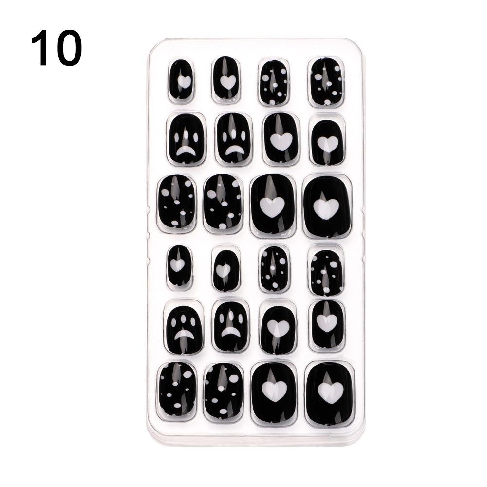 Детский искусственный маникюрный инструмент, пресс для ногтей, детские накладные ногти, накладные ногти, носимые кончики ногтей