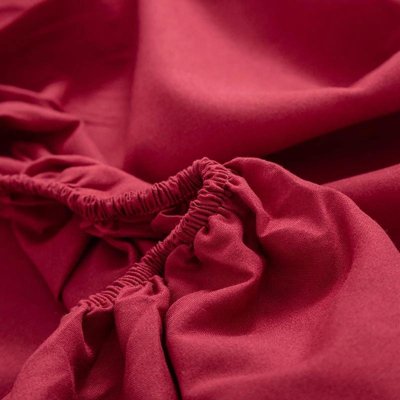 1 шт. простыня сплошного цвета, простыни из полиэстера, наматрасник 160 см x 200 см, наматрасник, покрывало (Нет наволочки)