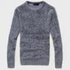 Men's Slim V-Neck Wool Sweater - Autumn/Winter Korean Style, Plush Seahorse Hair, Thick, Trendy