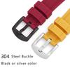 20mm 22mm 24mm 26mm Silicone Watch Strap Quick Release Elastic Rubber Watch Band For Samsung Huawei Xiaomi OPPO Smart Watch Bracelet