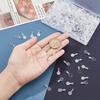 200 шт. Пластиковые плоские подвески-основы Овальные Удобные Приклеиваемые плоские основы-крепления Прозрачный акрил Прозрачные подвески-кабошоны