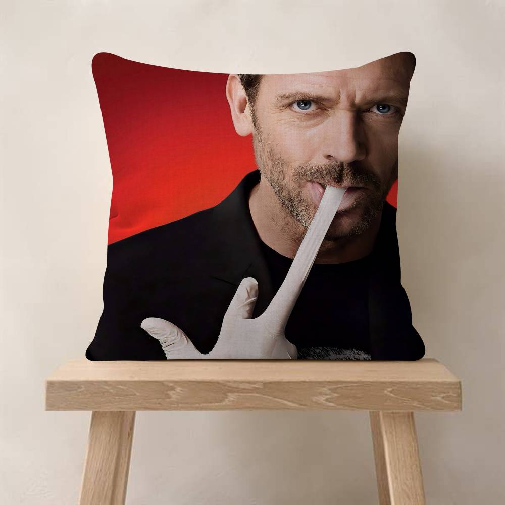 Medical Drama House MD TV Show Pillow Gift Home Office Decoration Bedroom Sofa Car Cushion Cover Case 45x45