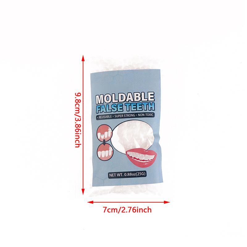 Временный комплект для ремонта зубов, зазоры между зубами, накладные зубы, твердый клей, клей для протезов