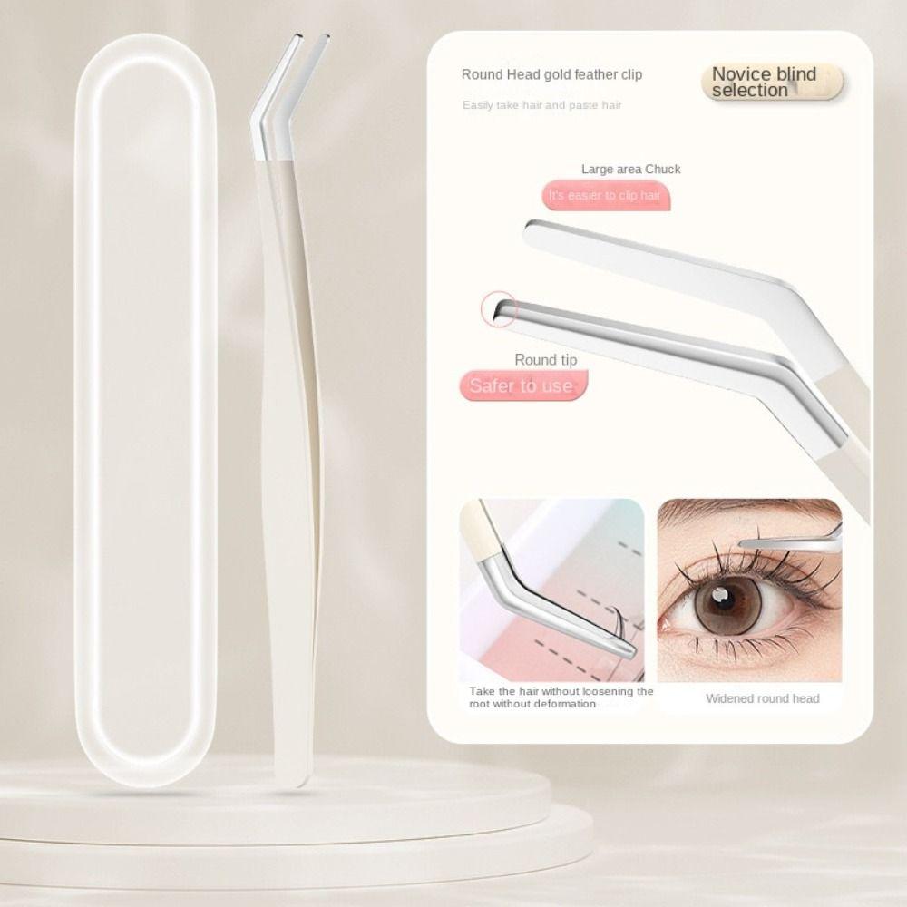Tweezers Fake Eyelashes Extensions Anti-static Eyelash Extension Tweezer Eyelash Tweezers Women