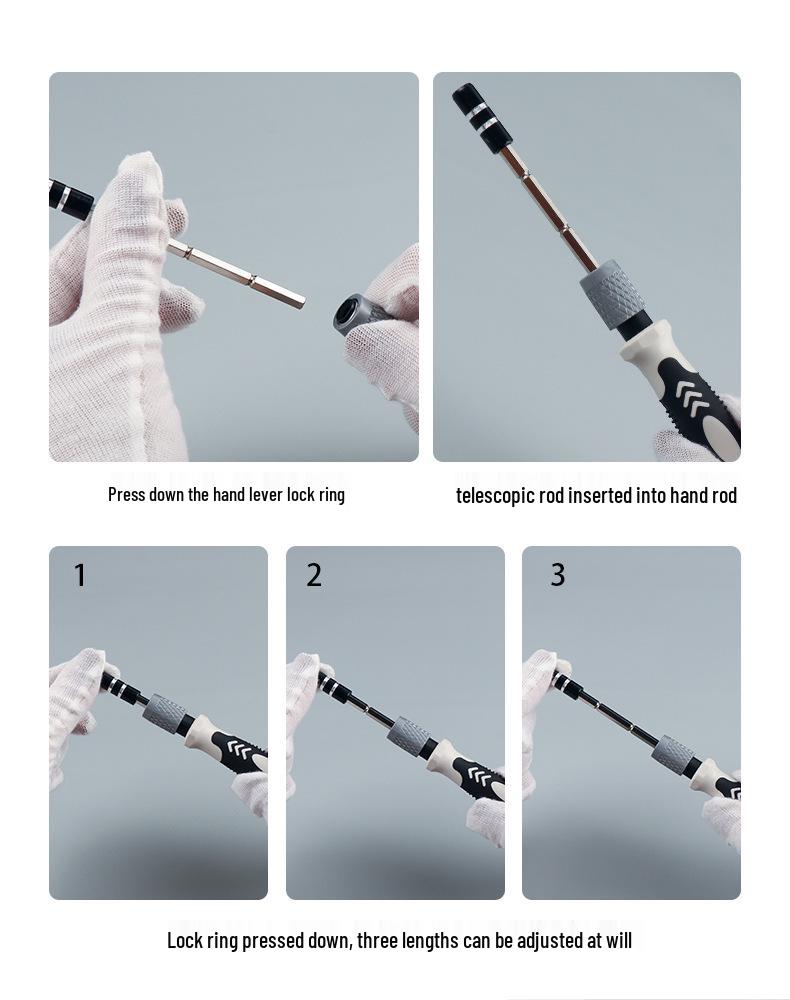 115-in-1 Multifunctional Screwdriver Set for Mobile and Hardware Repair