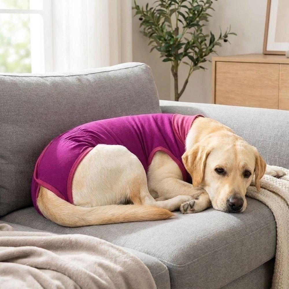 Adjustable Dog Anti Licking Shirt Soft Breathable Pet Recovery Clothes Recovery Period