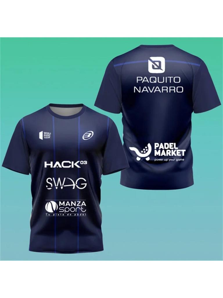 Модная мужская футболка с 3D-принтом, спортивная одежда для тенниса, бутик, одежда для тренировок на открытом воздухе, бадминтон, настольный теннис, летние топы с коротким рукавом свободного кроя