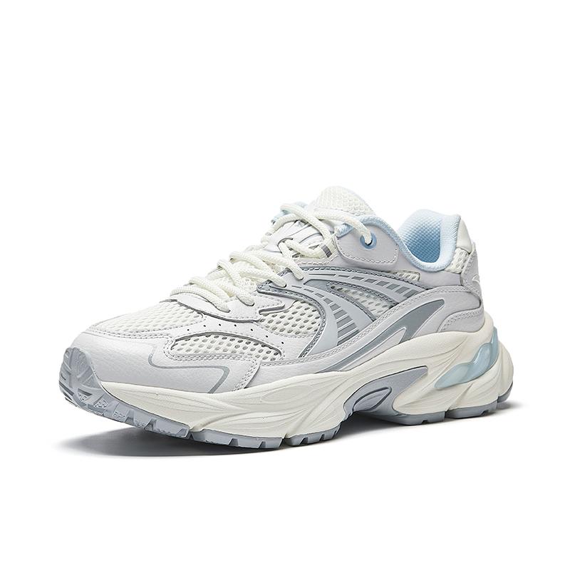 Anta Slip-Resistant Breathable Low-Top Casual Shoes Women's Blue White Sneakers 922528802-2