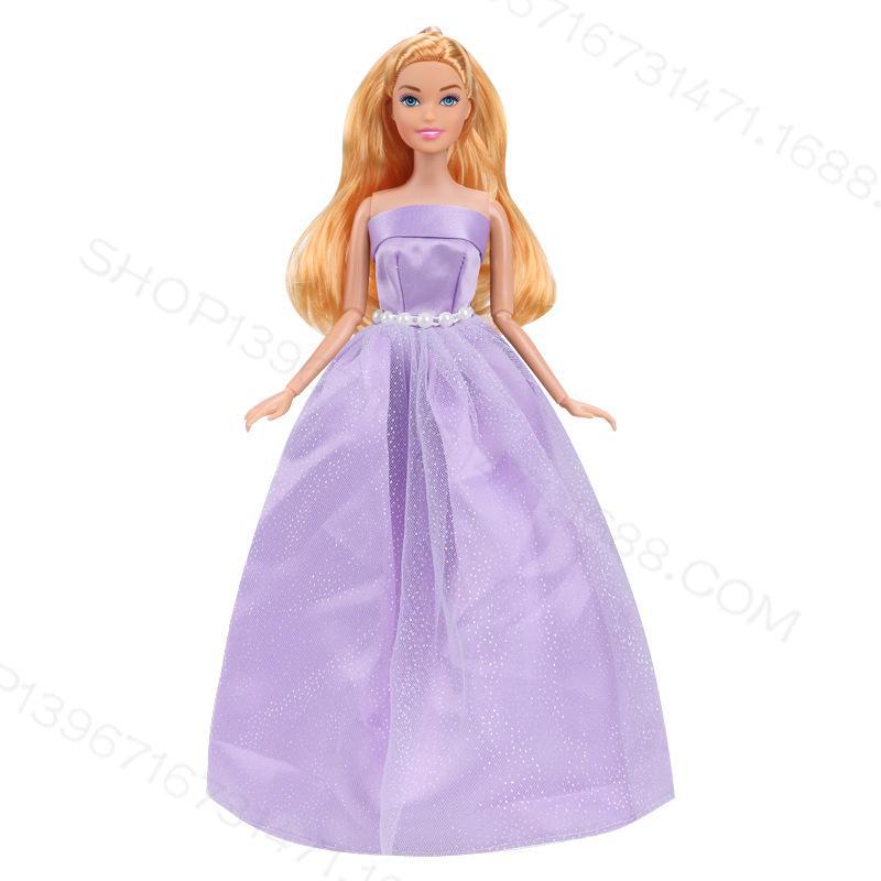 Кукольный свадебный набор 30 см: Юбка с длинными рукавами, разные стили, 10 шт., упаковка 5 шт.. Идеально подходит для игрового домика для девочек!