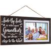 Jetec Grandkids Photo Frame -Grandparents Picture Frame Make Life Grand Gifts for Grandma Grandpa from Grandchildren Table Centerpieces Table Wooden