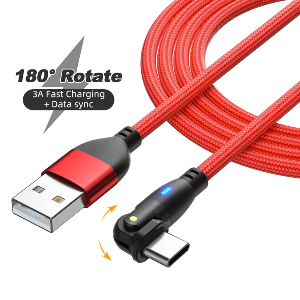 Гибкий кабель USB A на C, кабель USB на USB C для ПК, телефона, ноутбуков, кабель для зарядки 3A для бесшовного игрового опыта