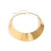Exaggerated Choker Necklace Plated Golden Wide Collar NeckChain  Jewelry Accessories