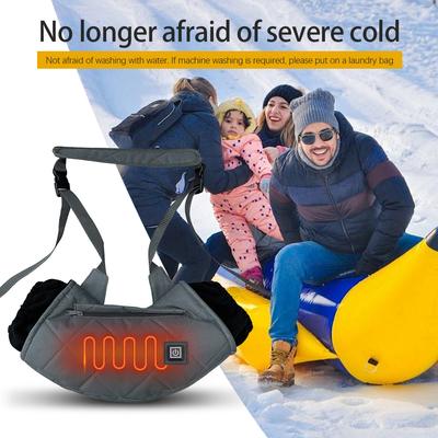 Электрическая грелка для рук с зарядкой через USB, подогревом, муфта для рук с 3 скоростями, терморегулятором, поясная сумка для холодной зимы, сохраняющая тепло