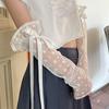 Bow Knot Lolita Arm Sleeve Lace Wrist Cuffs Versatile Fake Sleeves Cuffs  Stage Performance