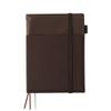 Kokuyo Systemic Notebook Compatible with Spiral A5 50 Cover, Notebooks, Size, Leather-Look, Brown, Sheets, No-V685B-S