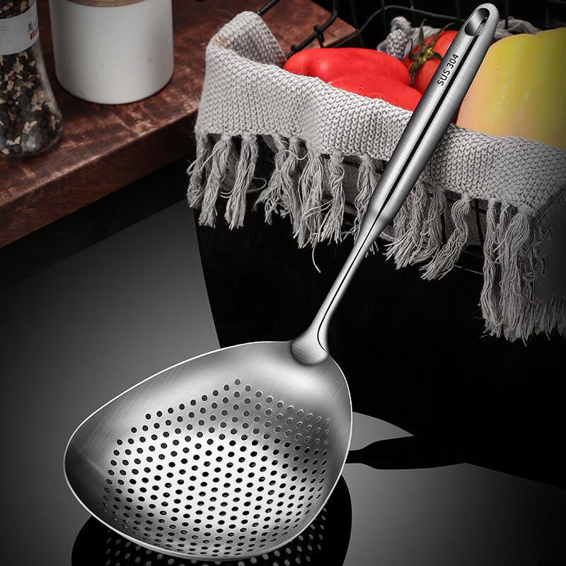 Household Stainless Steel Skimmer Spoon