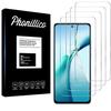 Защита экрана - Phonillico® - OnePlus Nord CE 4 Lite 5G - Закаленное стекло - Упаковка из 4 штук - Устойчив к царапинам