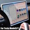 Navigation Screen Protector For Tesla Model 3 Y Silicone Screen Frame Display Edge Protector Central Control Protective Cover