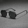 Outdoor Geometric Punk Square Sunglasses Women Men Cool Gradient Sun Glasses Mirror Black Colors Designer  Fashion