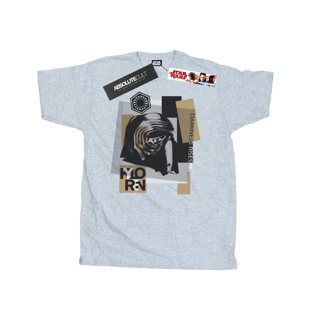 Star Wars Mens The Last Jedi Kylo Ren Patchwork T-Shirt