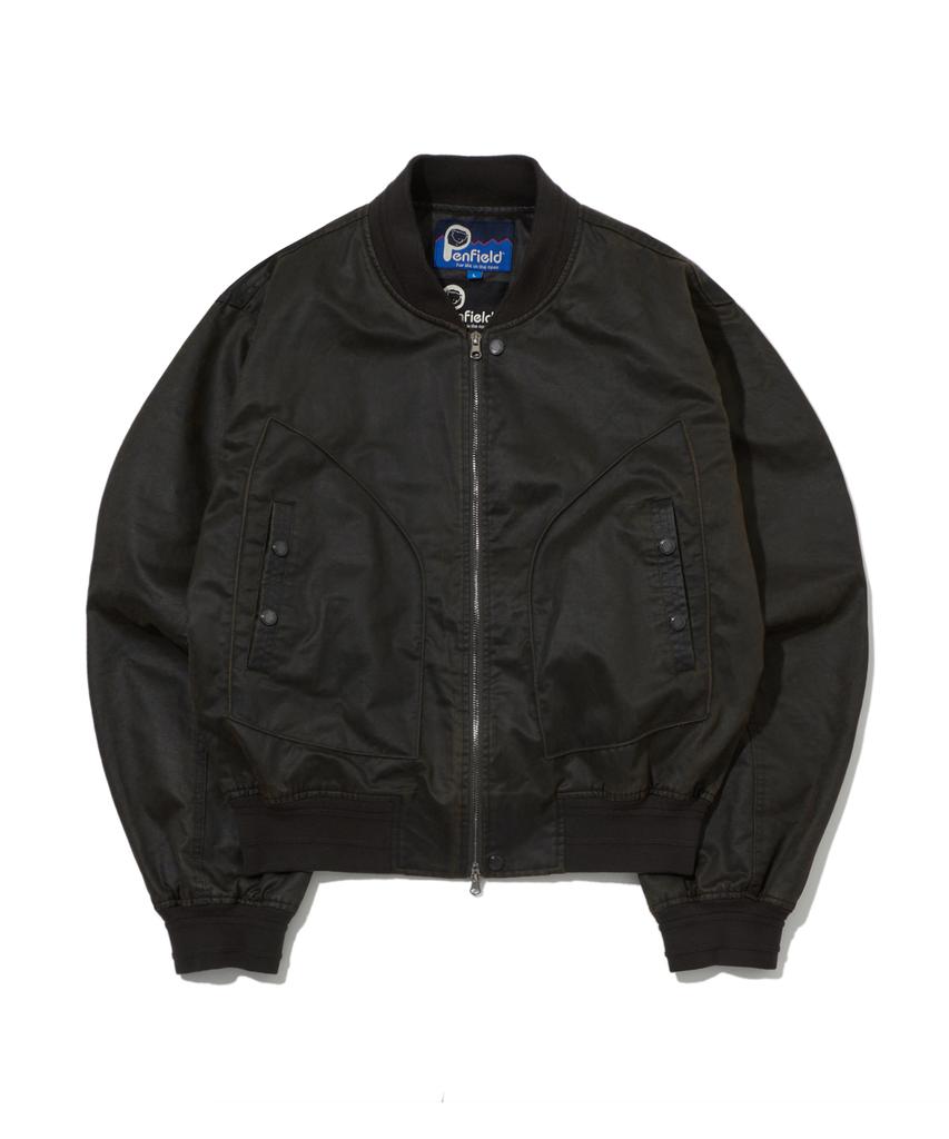 Penfield Washed Cotton Ma-1 Jacket Black_Fs1Wj17U