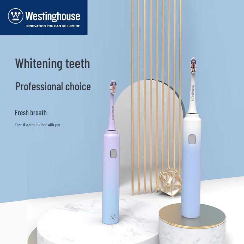 Westinghouse Couple's Sonic Electric Toothbrush CN plug (adapter included)