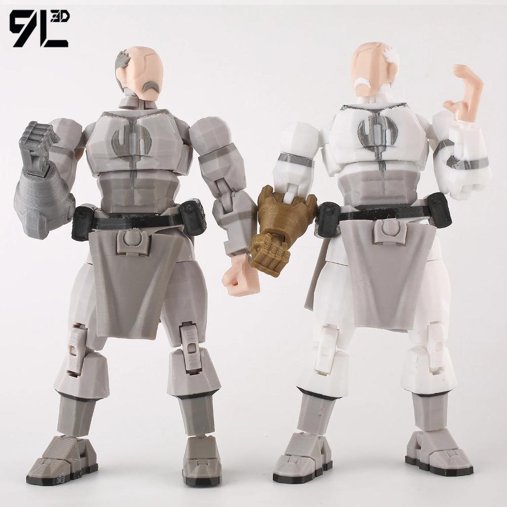 9L3D Dummy13 Lucky13 Conquest Фигурка Действия Invin-cible Модель Полностью Подвижная Игрушка Многосуставчатый Подвижный Робот 3D Печатный Декор