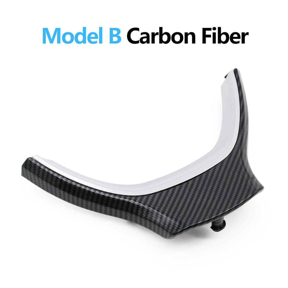 LHD RHD автомобильный чехол на руль из углеродного волокна, замена накладки для BMW 5 5GT 6 7 серии F10 F11 F07 F06 F12 F01 F02