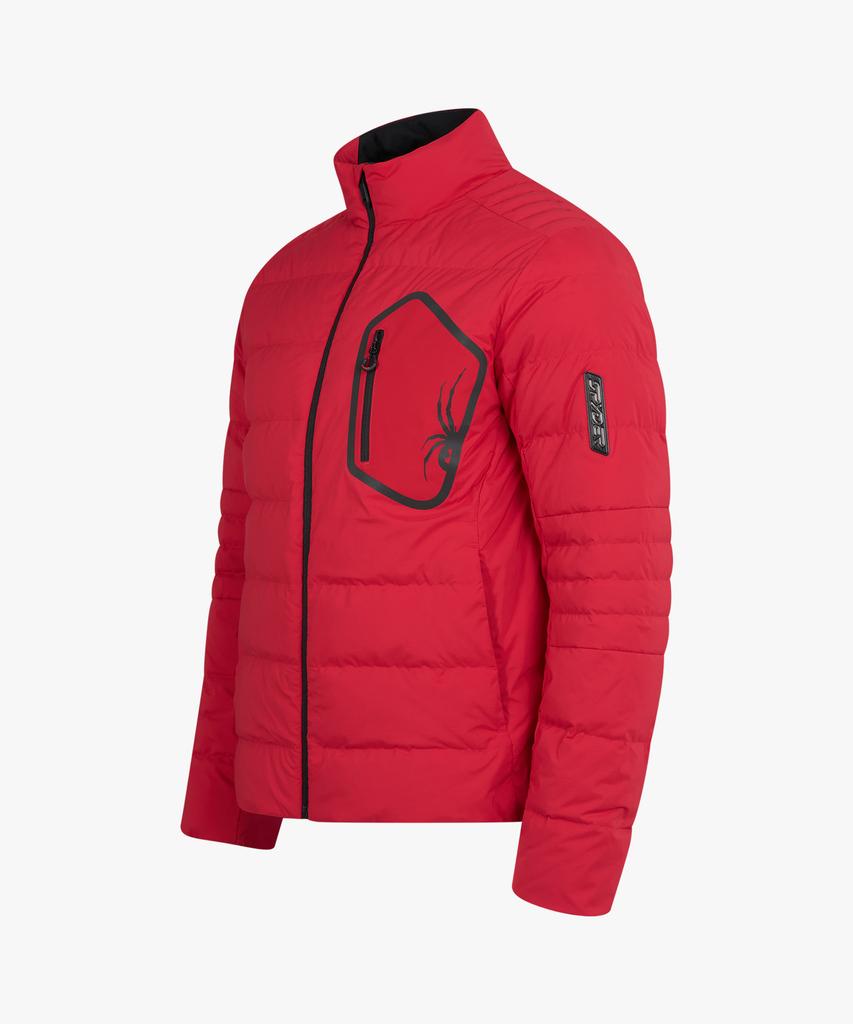 Spyder Men'S Lightweight Goose Down Jacket Spkwcndj301Mred