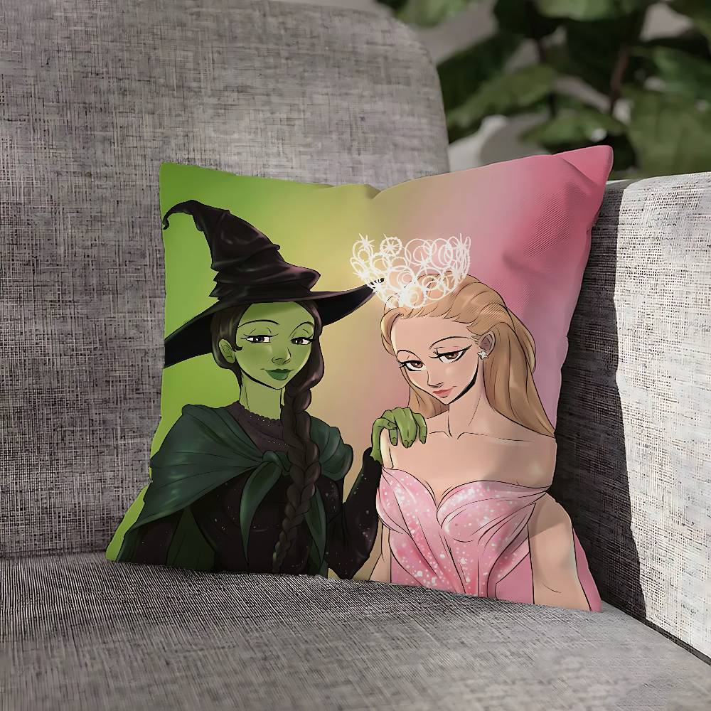 W-WickeES Elphaba G-Glinda Наволочка Для Декора Дивана Автомобиля Офиса Комнаты Печатная Наволочка Декорации и Защита
