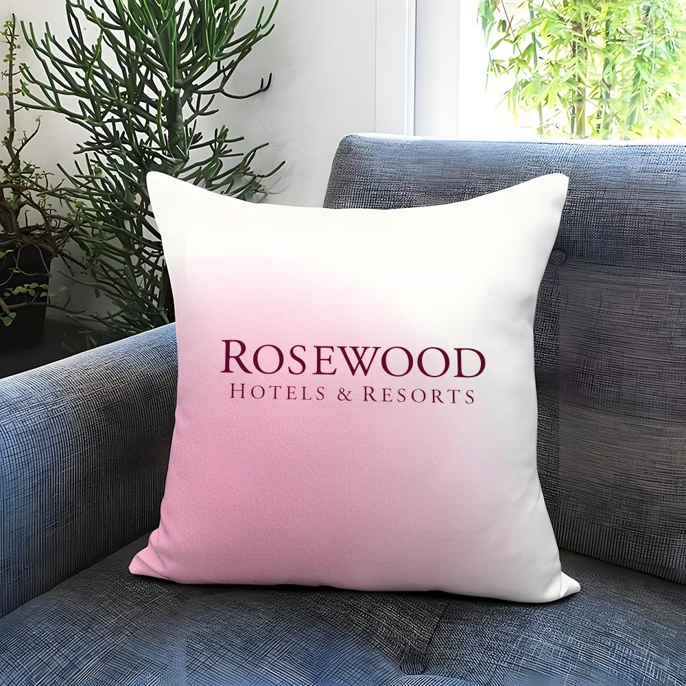 Fashion Rrosewood Hoteleer Cushion Cover Comfortable Reversible Pillow Cover Ideal for Car Sofa Bedroom Beyond