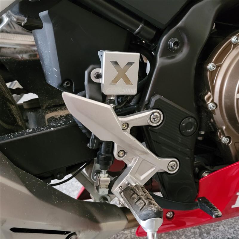 Для Honda CB400X CB400F Задний тормозной насос Крышка резервуара для жидкости Защитная крышка CB500X CB500F Задняя крышка масляного стакана Защитная крышка