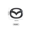 Значок решетки радиатора автомобиля, эмблема багажника для Mazda 3 Axela Atenza 17-20, наклейки на кузов, аксессуары из углеродного волокна, передние, задние