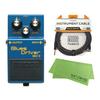 BOSS Blues Driver BD-2 Compact Effects Pedal + Roland Cable + Cloth Set