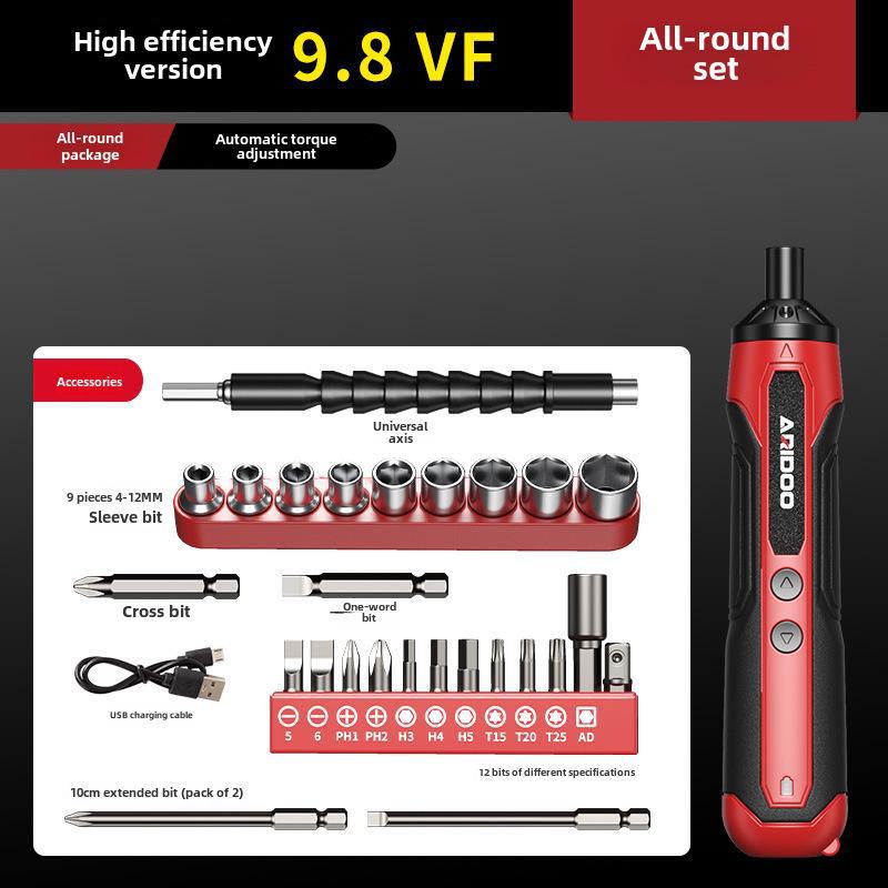 Набор перезаряжаемых многофункциональных немецких электрических отверток для домашнего использования