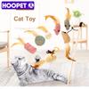HOOPET Pet игрушки для кошек gatos игрушка длинные стержни волос мышь забавный котенок кошка игрушка набор